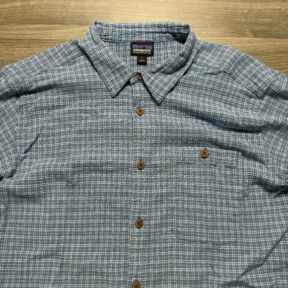 Patagonia Men's A/C Lightweight Shirt - Blue - Picture 2 of 6